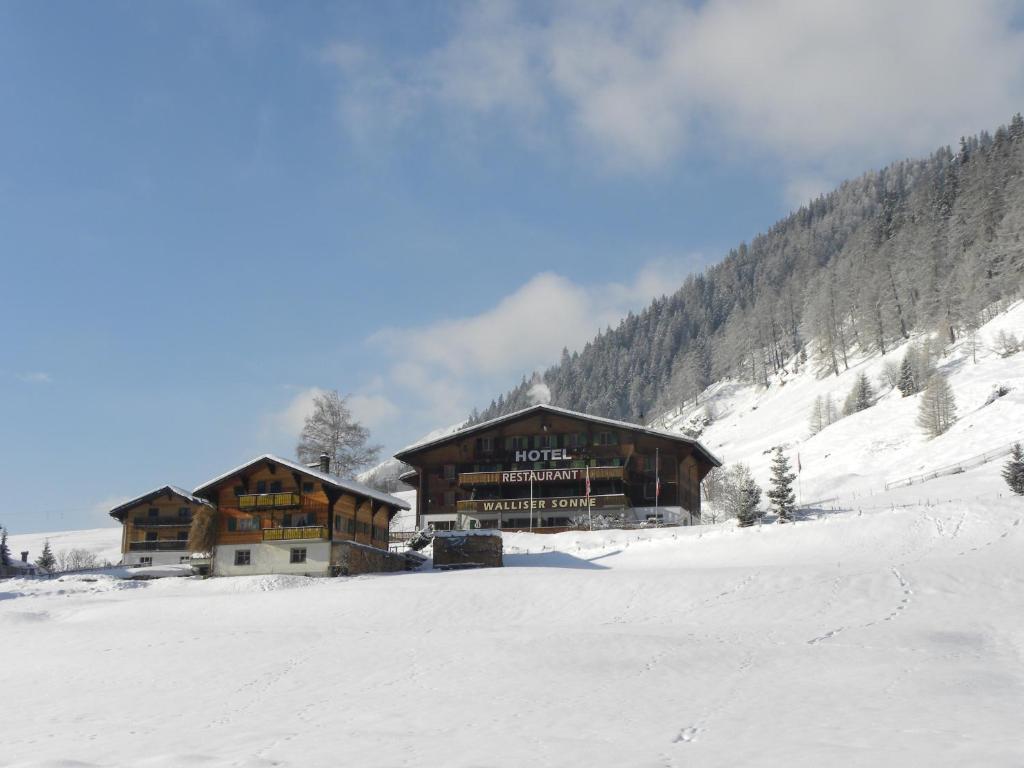 Hotel Restaurant Walliser Sonne Reckingen Экстерьер фото
